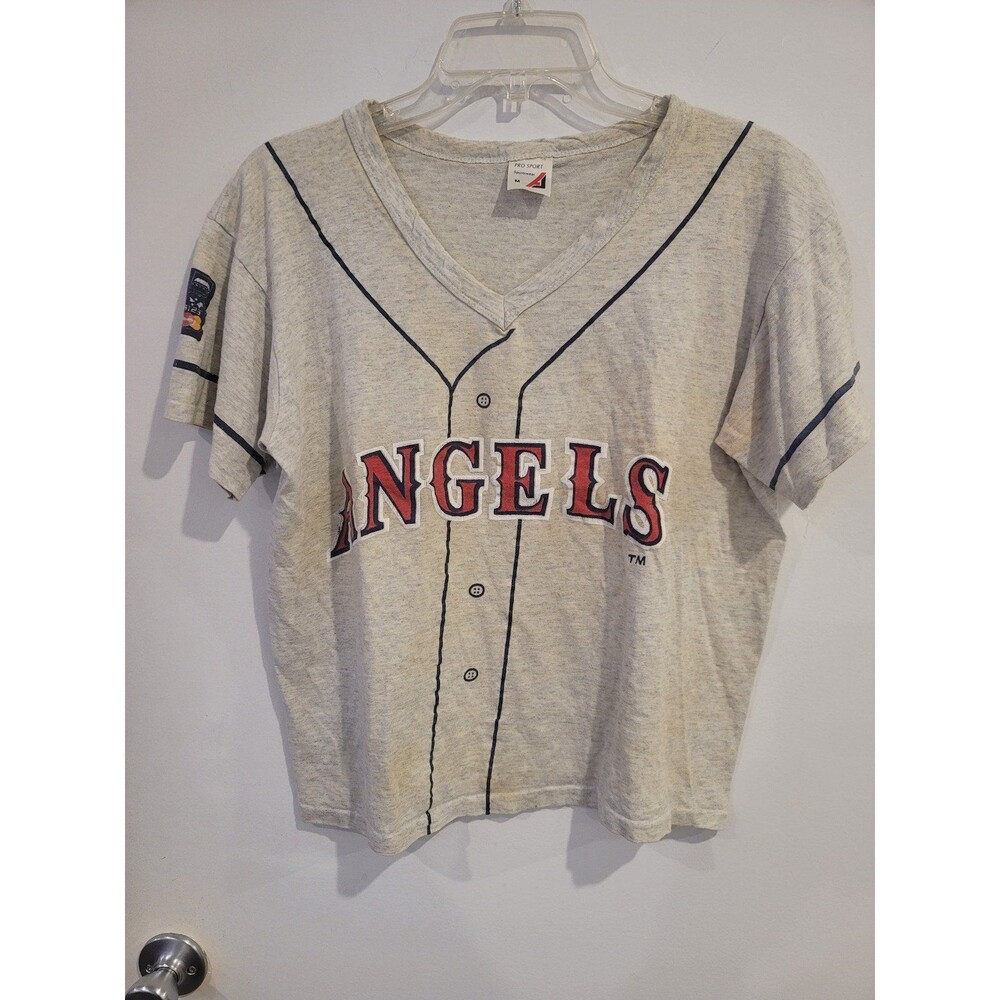 Pro Sport 90s California Angels Jersey Shirt Made in USA Single Stitch